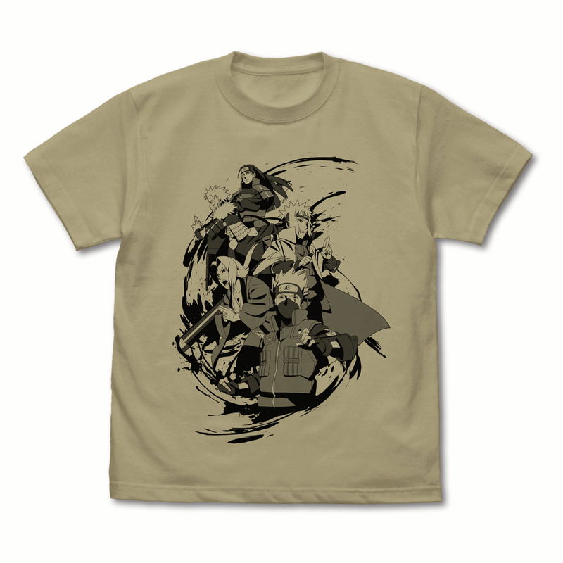 Naruto Shippuden - Former Hokage T-shirt (Sand Khaki | Size M) image 1