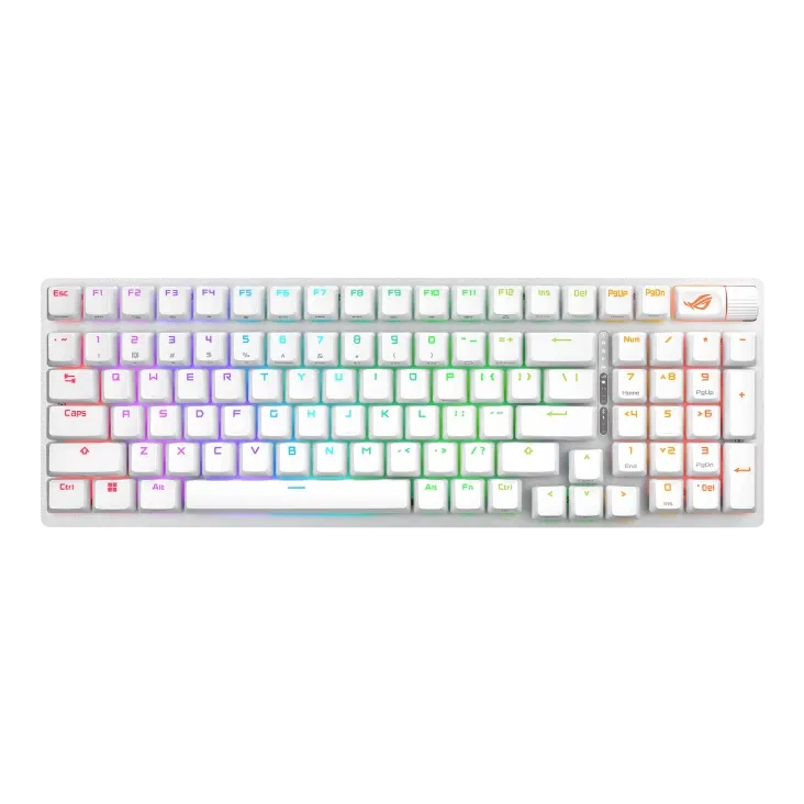 ASUS ROG Strix Scope II 96 Wireless Gaming Keyboard (Snow Switch White) image 2