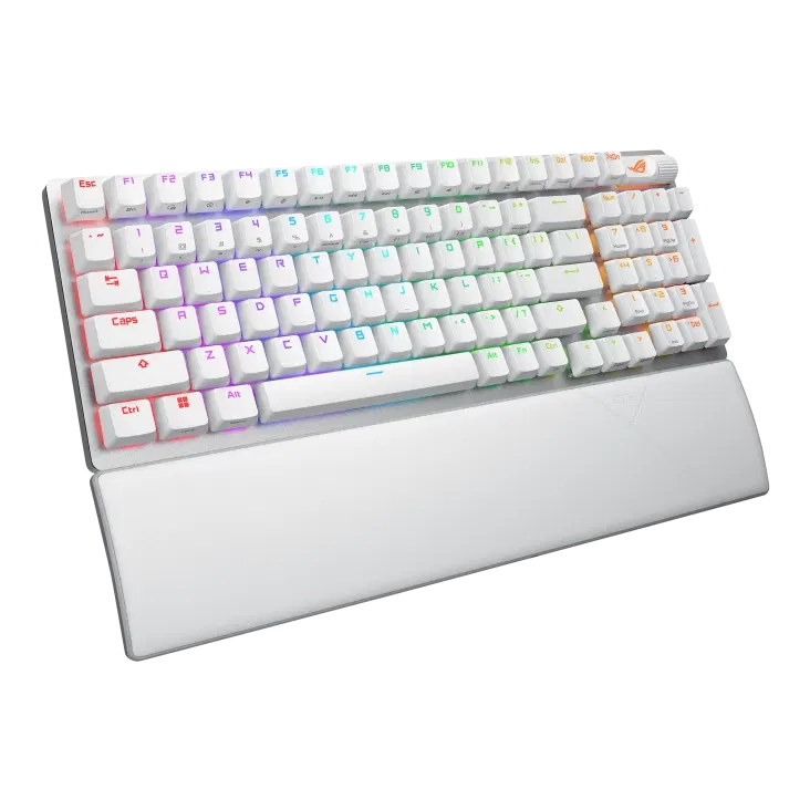 ASUS ROG Strix Scope II 96 Wireless Gaming Keyboard (Snow Switch White) image 5