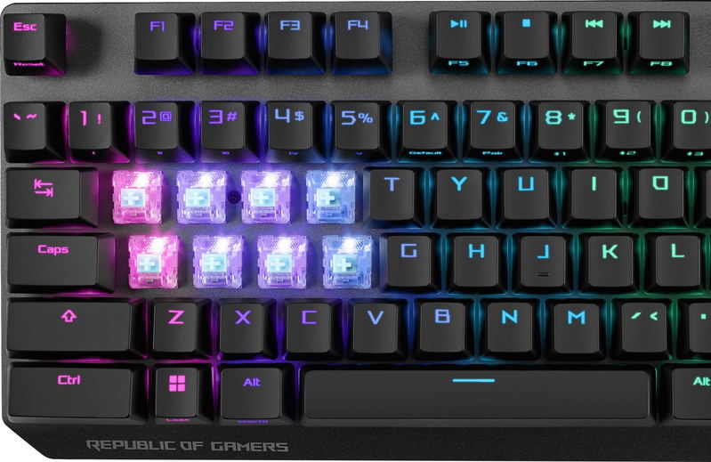 ASUS ROG Strix Scope NX Deluxe Wireless Gaming Keyboard (Red Axis) image 6