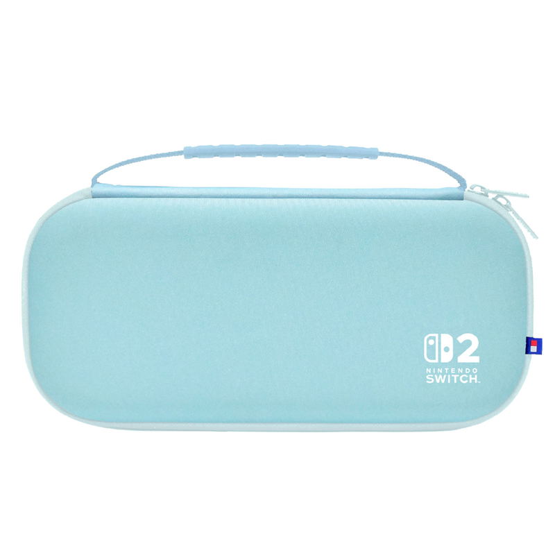 Hori Slim Hard Pouch Plus for Nintendo Switch 2 (Light Blue) image 1