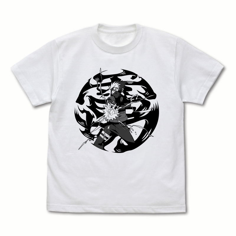 Naruto Shippuden - Hatake Kakashi Raikiri T-shirt (White | Size M) image 1