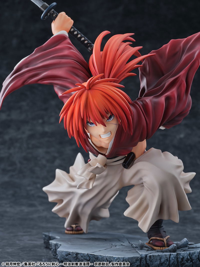 Rurouni Kenshin Kyoto Disturbance 1/6 Scale Pre-Painted Figure: Himura Kenshin Amakakeru Ryu no Hirameki Ver. image 10