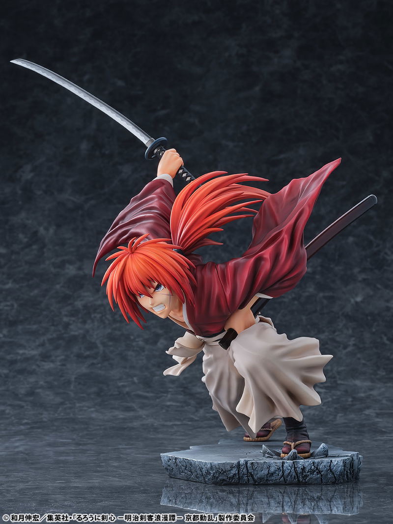 Rurouni Kenshin Kyoto Disturbance 1/6 Scale Pre-Painted Figure: Himura Kenshin Amakakeru Ryu no Hirameki Ver. image 3