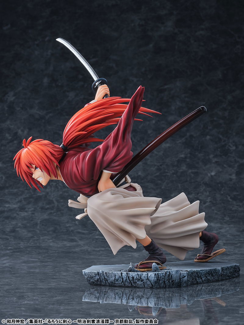 Rurouni Kenshin Kyoto Disturbance 1/6 Scale Pre-Painted Figure: Himura Kenshin Amakakeru Ryu no Hirameki Ver. image 4