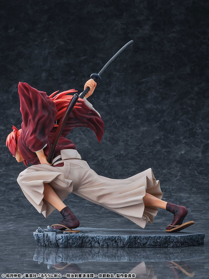 Rurouni Kenshin Kyoto Disturbance 1/6 Scale Pre-Painted Figure: Himura Kenshin Amakakeru Ryu no Hirameki Ver. image 5