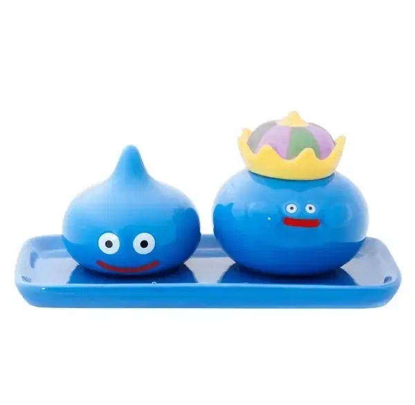 Dragon Quest Smile Slime Salt & Pepper Slime & King Slime