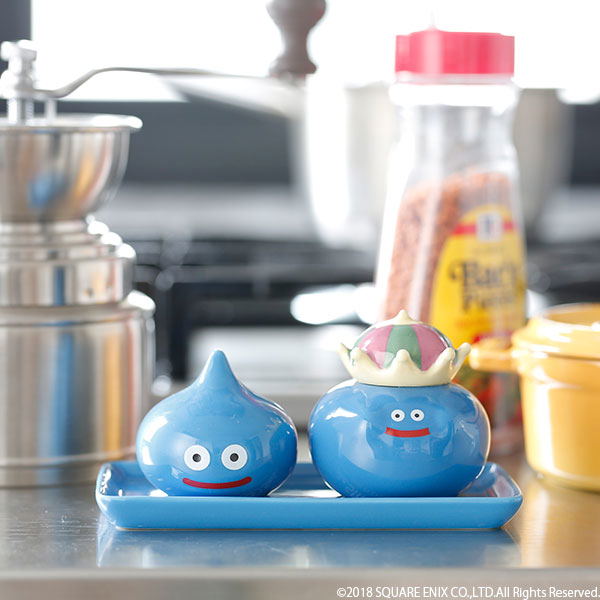 Dragon Quest Smile Slime Salt & Pepper Slime & King Slime