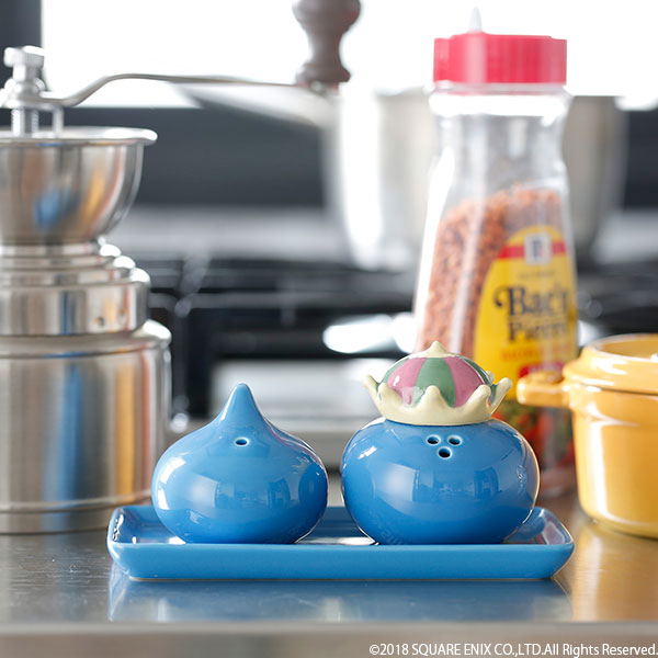 Dragon Quest Smile Slime Salt & Pepper Slime & King Slime