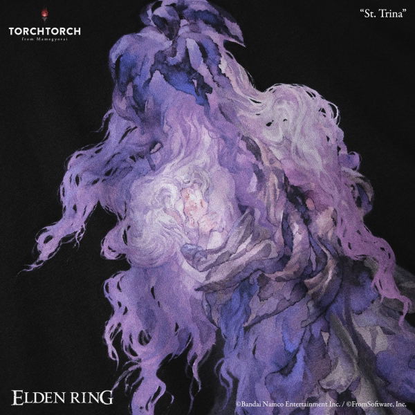 Elden Ring x Torch Torch / St. Trina T-shirt (Black | Size XXL) image 4