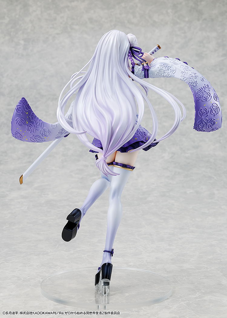 Re:Zero kara Hajimeru Isekai Seikatsu 1/7 Scale Pre-Painted Figure: Emilia Combat Outfit Ver. image 5