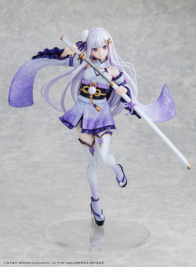 Re:Zero kara Hajimeru Isekai Seikatsu 1/7 Scale Pre-Painted Figure: Emilia Combat Outfit Ver. image 6