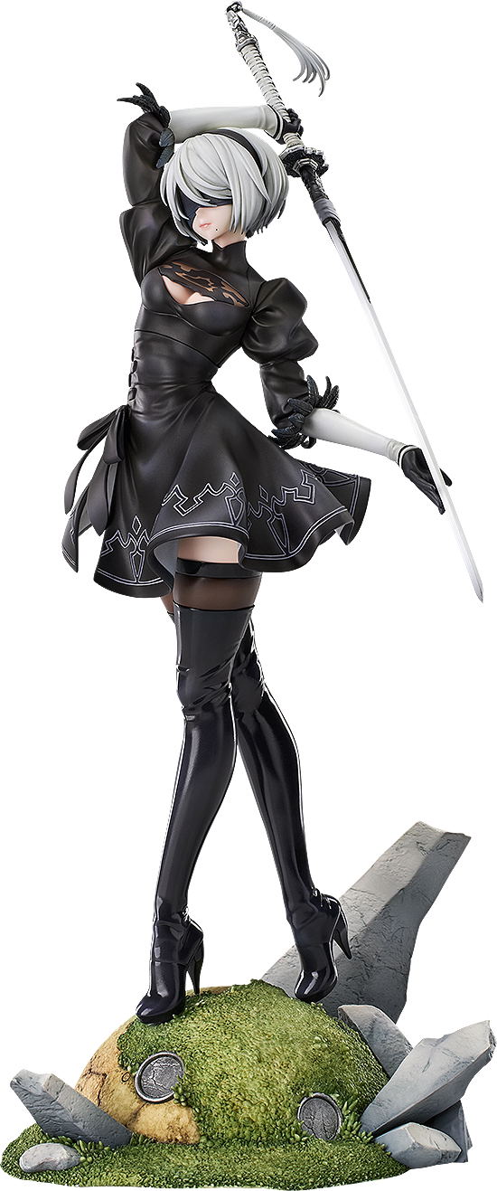 NieR:Automata Ver1.1a 1/7 Scale Pre-Painted Figure: 2B (YoRHa No. 2 Type B) image 1