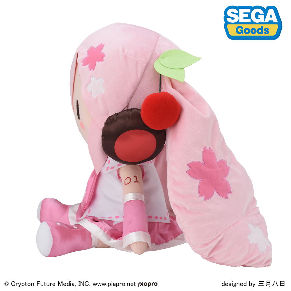 Sakura Miku Fuwa Petit Dodeka Jumbo Plush