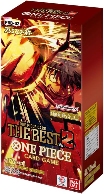 One Piece Card Game Premium Booster One Piece Card The Best Vol. 2 PRB-02 (Set of 10 Packs) (Re-run) One Piece Card Game Premium Booster One Piece Card The Best Vol. 2 PRB-02 (Set of 10 Packs) (Re-run)