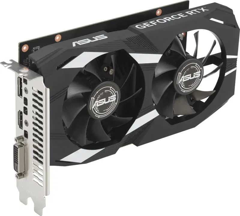 ASUS Dual GeForce RTX 3050 OC, DUAL-RTX3050-O6G, 6GB GDDR6, DVI, HDMI, DP image 2