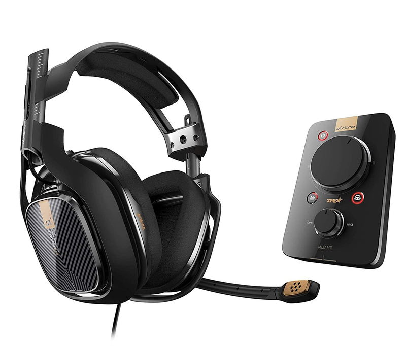 Logitech ASTRO A40 TR Gaming Headset + MixAmp Pro for PC / MAC / PS4 (Black) image 1