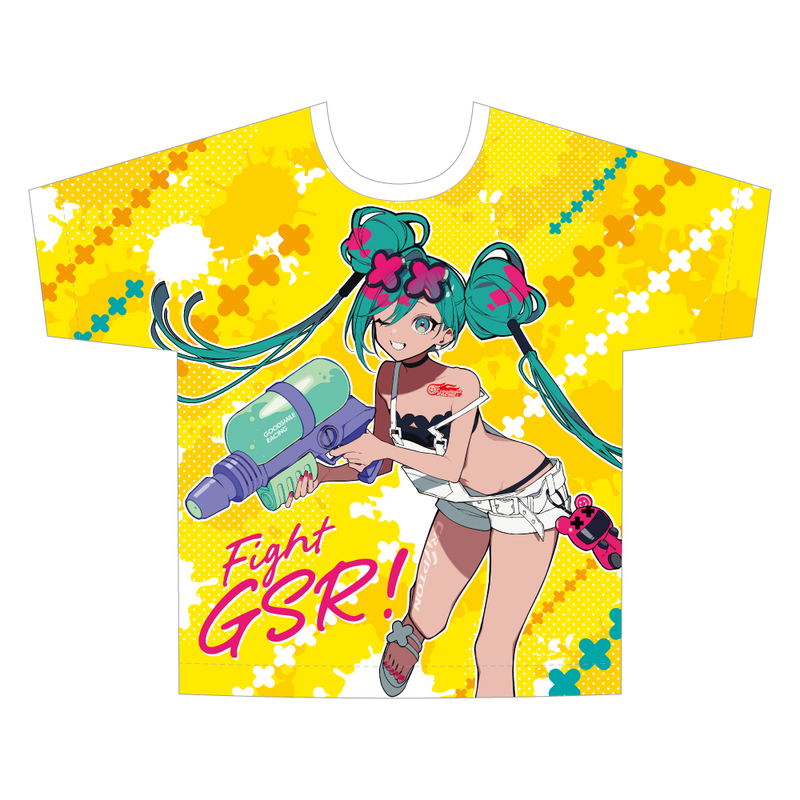 Racing Miku 2025 Ver. Full Graphic T-shirt (Size L) image 2