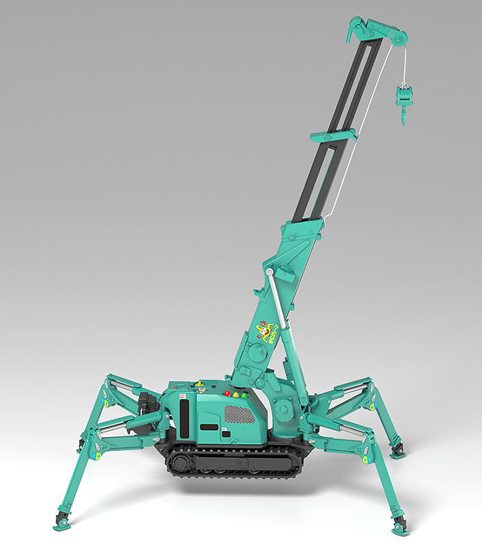 Moderoid Maeda Seisakusho Spider Crane (Green) (Re-run) image 5
