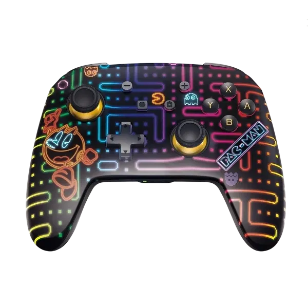 PowerA Lumectra Enhanced Wireless Controller for Nintendo Switch (Pac-Man Neon Arcade) image 1