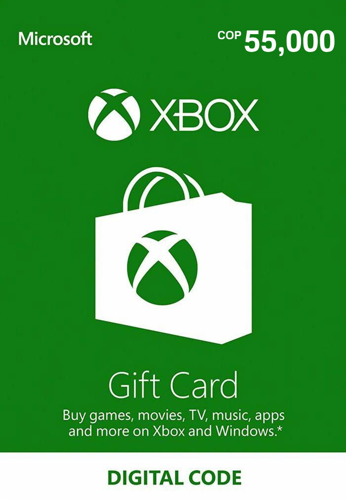Xbox Gift Card COP 55000 | Colombia Account <span class="ext ext_digital">digital</span> image 1