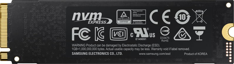 Samsung SSD 970 EVO, M.2 2280 / M-Key / PCIe 3.0 x4 (500GB) image 5