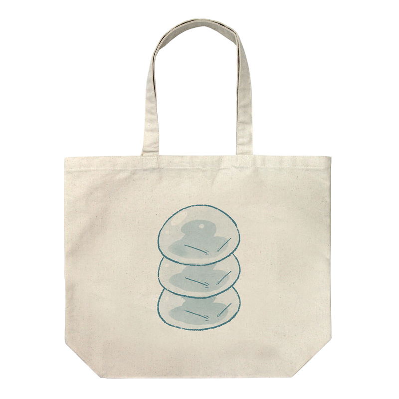 Time I Got Reincarnated As A Slime - Triple Rimuru Large Tote Bag (Natural) image 1