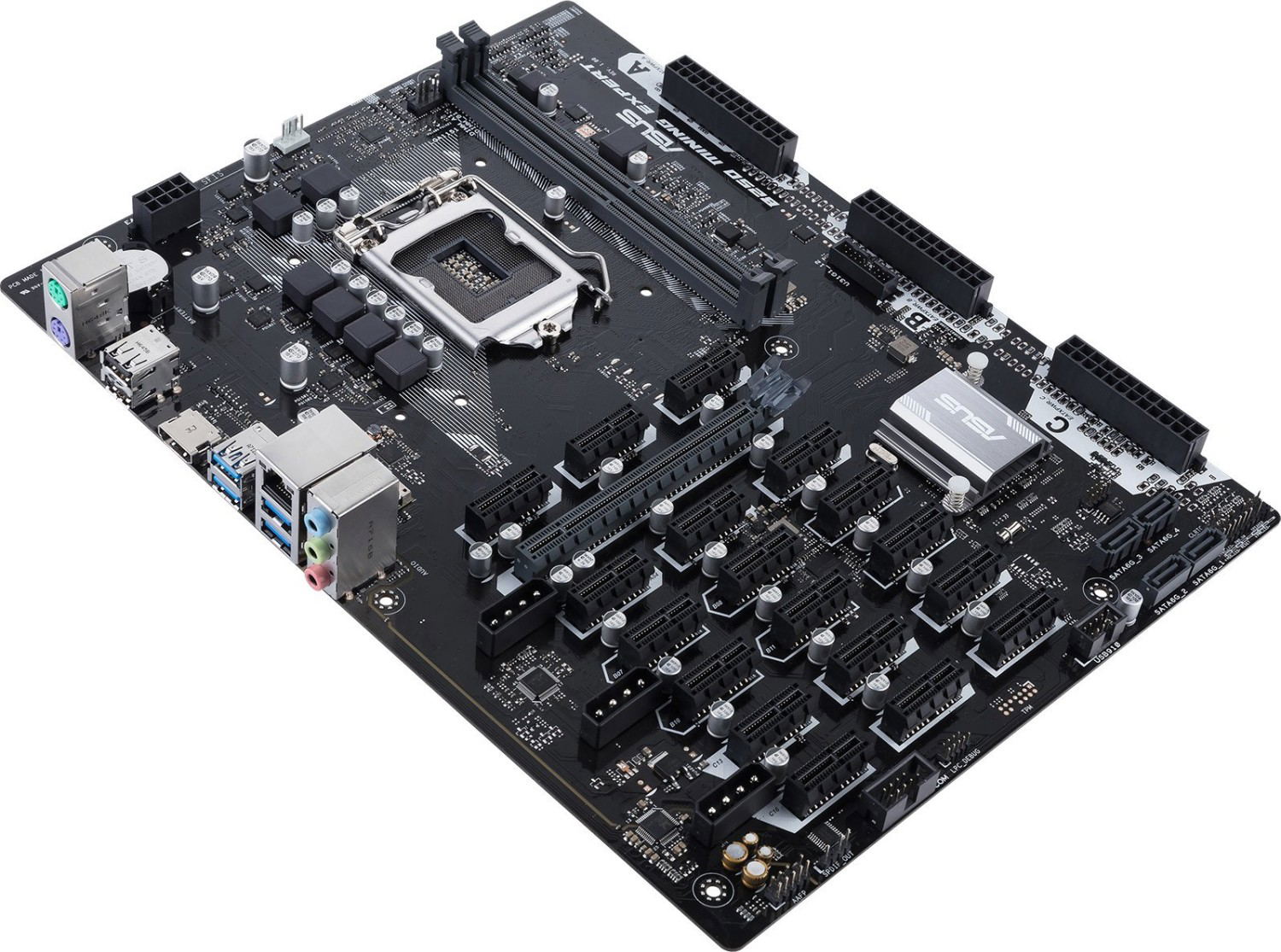 ASUS B250 MINING EXPERT 6枚＋CPU＋ライザーカード ASUS B250 Mining Expert 対応 Desktop