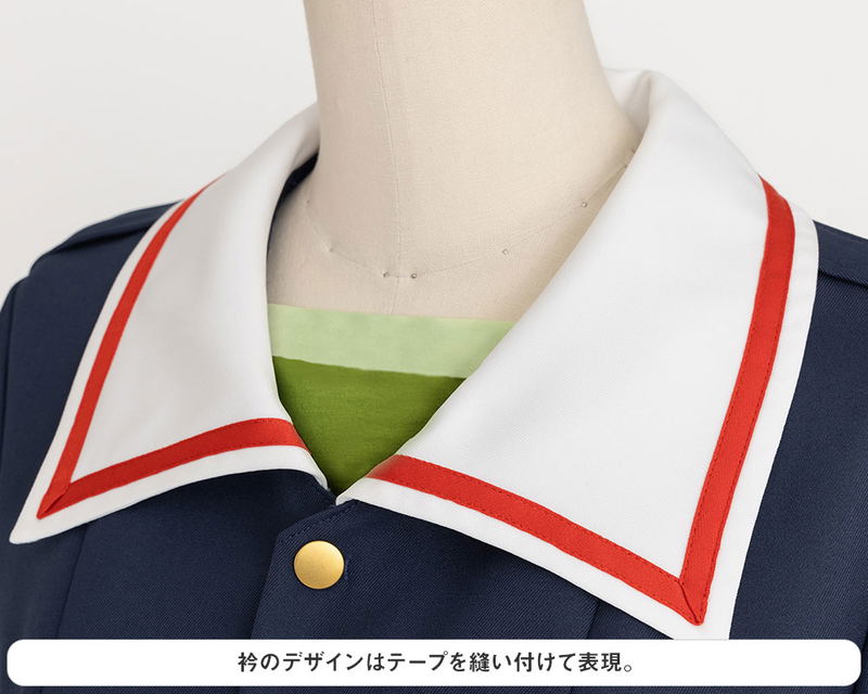 Girls Und Panzer Das Finale - Oarai Girls' Academy Panzer Jacket Anglerfish Team Ver. (Size Ladies XL) image 5