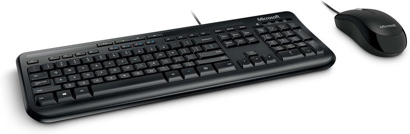 Microsoft 600 Wired Desktop Keyboard Mouse Combo (Black) image 4