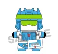 Mochibots Transformers Plush Soundwave Shattered Glass Ver. & Cassettetron Pouch Ravage Shattered Glass Ver. thumbnail 1