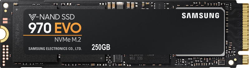 Samsung SSD 970 EVO, M.2 2280 / M-Key / PCIe 3.0 x4 (250GB) image 1
