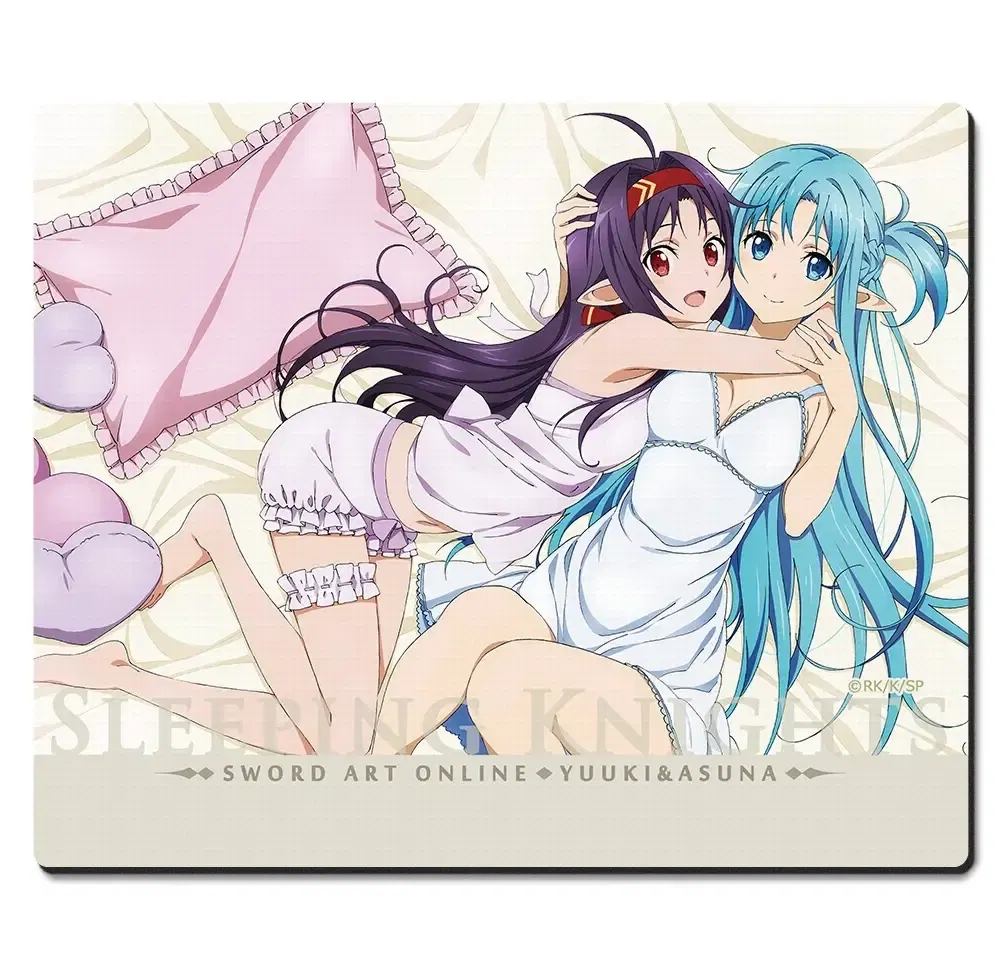 Sword Art Online Rubber Mouse Pad Design 05 Yuuki & Asuna B — Import Game Deal
