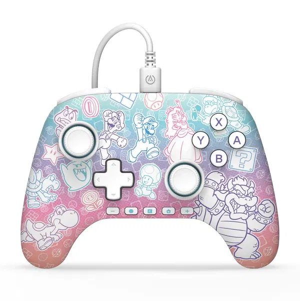 PowerA Advantage Wired Controller for Nintendo Switch 2 (Mushroom Kingdom) image 1