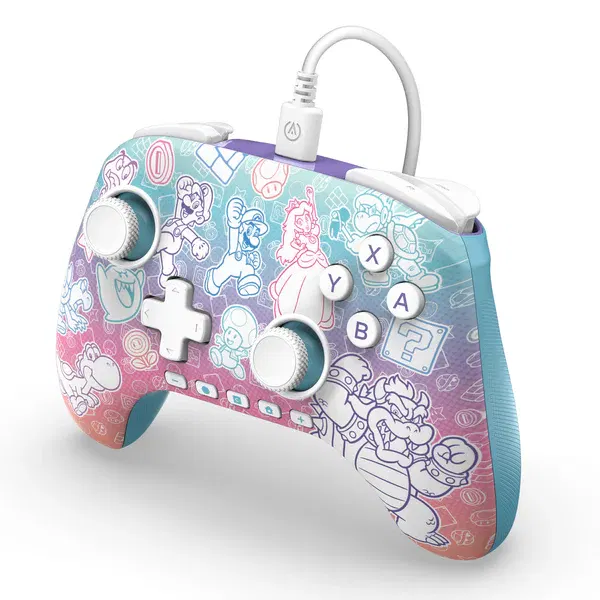 PowerA Advantage Wired Controller for Nintendo Switch 2 (Mushroom Kingdom) image 2