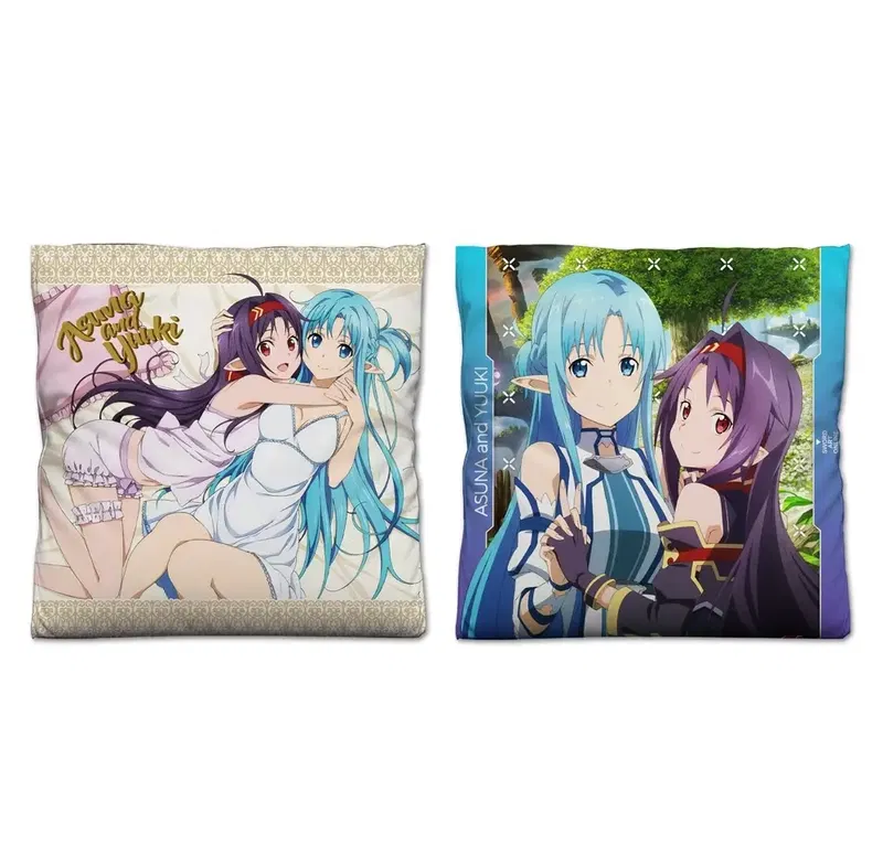 Sword Art Online - Asuna & Yuuki Double-sided Printed Cushion Cover image 1