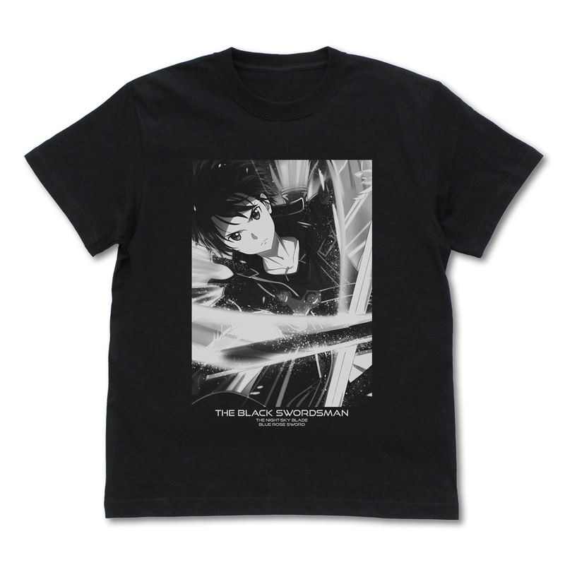 Sword Art Online - Dual-wielding Kirito T-shirt (Black | Size L) image 1