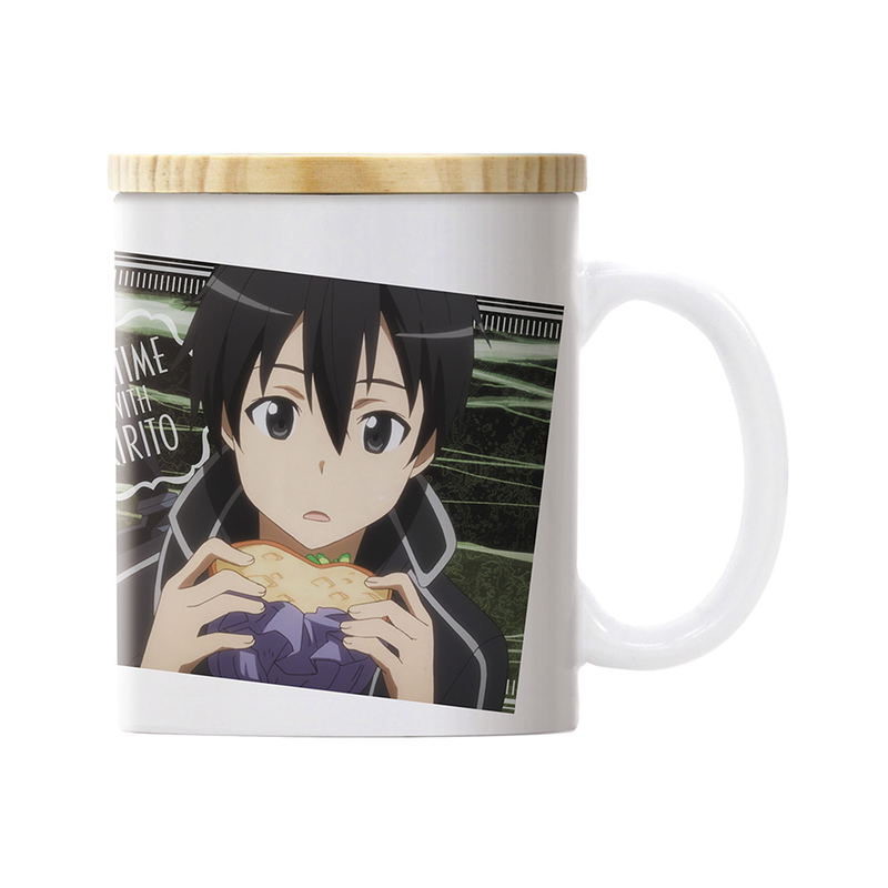 Sword Art Online - Taking A Break With Kirito Full Color Mug With Lid image 2