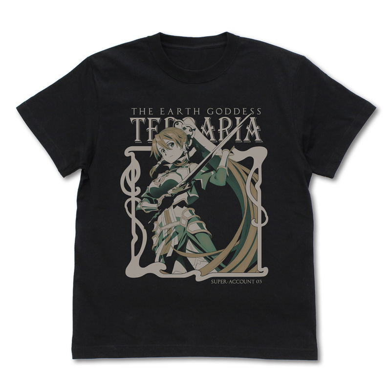 Sword Art Online - UW The Earth Goddess Terraria Leafa T-shirt (Black | Size XL) image 1