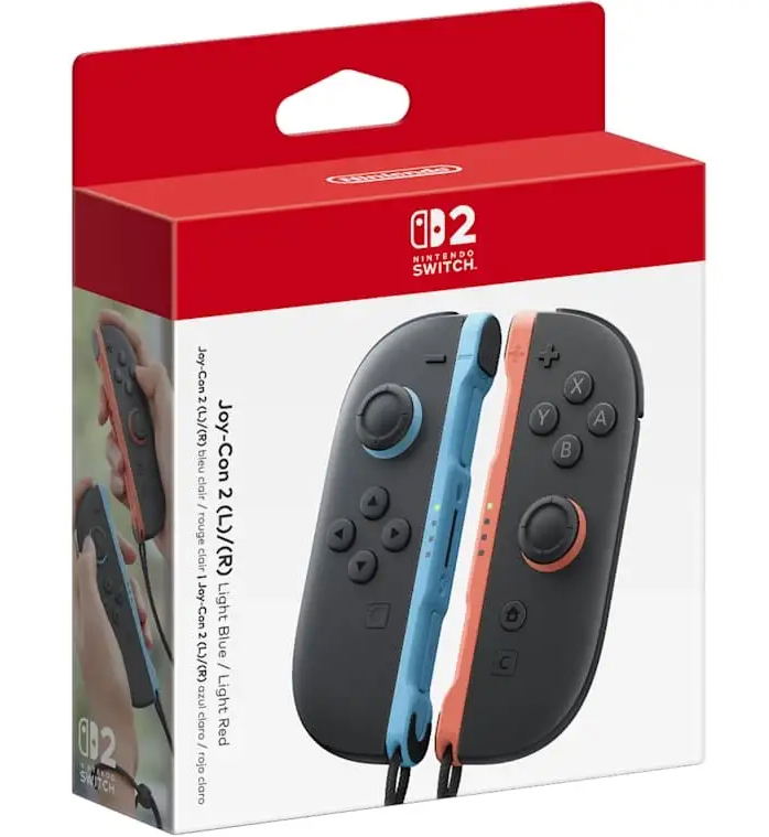 Nintendo Switch Joy-Con Controllers (Light Blue/Light Red) for