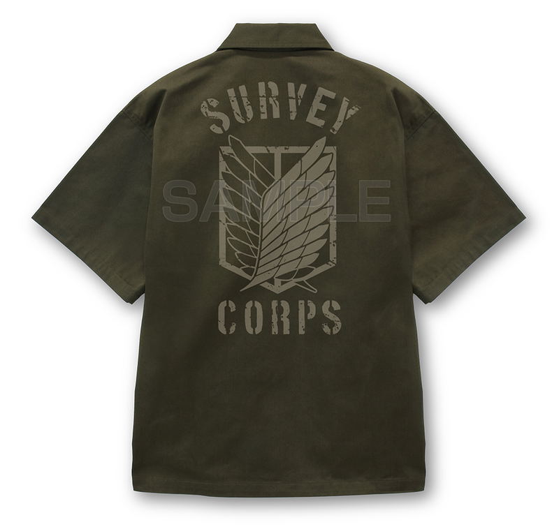 Attack On Titan - Survey Corps Work Shirt Ver.2.0 (Moss | Size XL) image 1