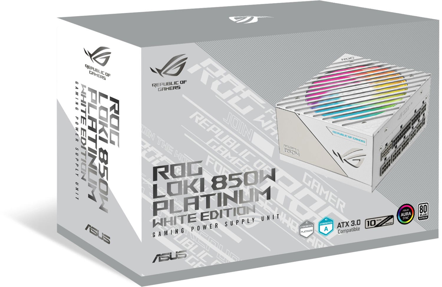 ASUS ROG Loki Platinum White Edition, ROG-LOKI-850P-WHITE-SFX-L