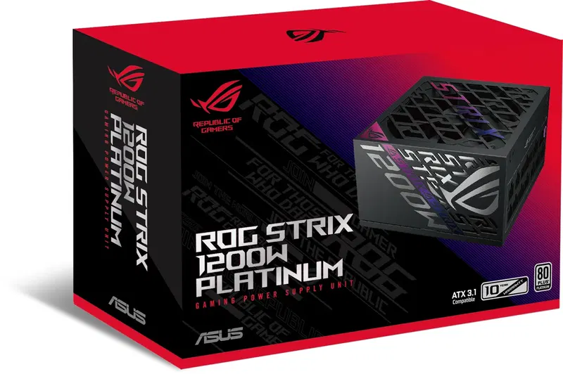 ASUS ROG Strix, ROG-STRIX-1200P Platinum, ROG-STRIX-1200P-GAMING, 1200W ATX 3.1 image 1