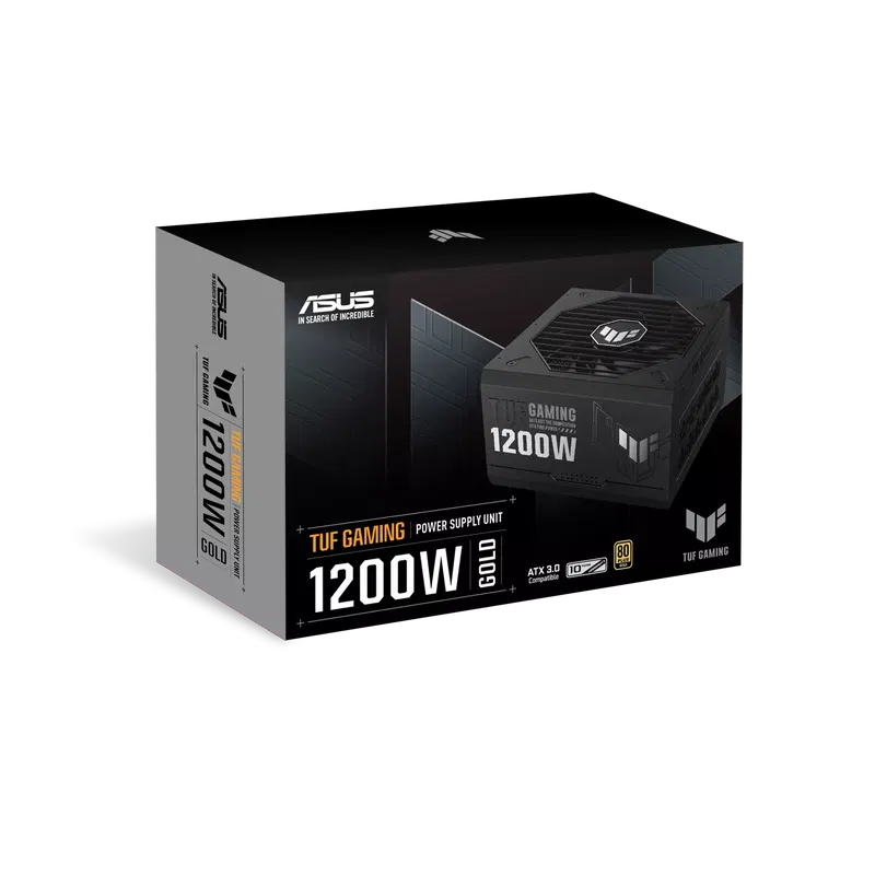 ASUS TUF Gaming Gold, TUF-GAMING-1200G, 1200W ATX 3.0 image 1