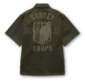 Attack On Titan - Survey Corps Work Shirt Ver.2.0 (Moss | Size XXL) thumbnail 1