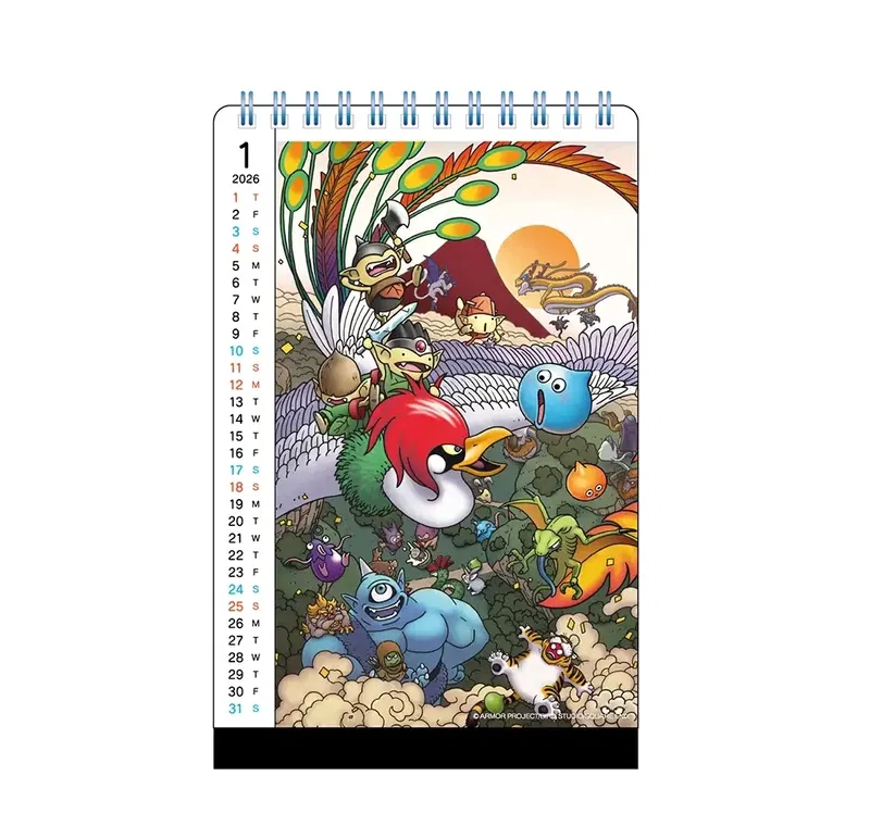 Dragon Quest Dragon Quest Bungu Calendar 2026