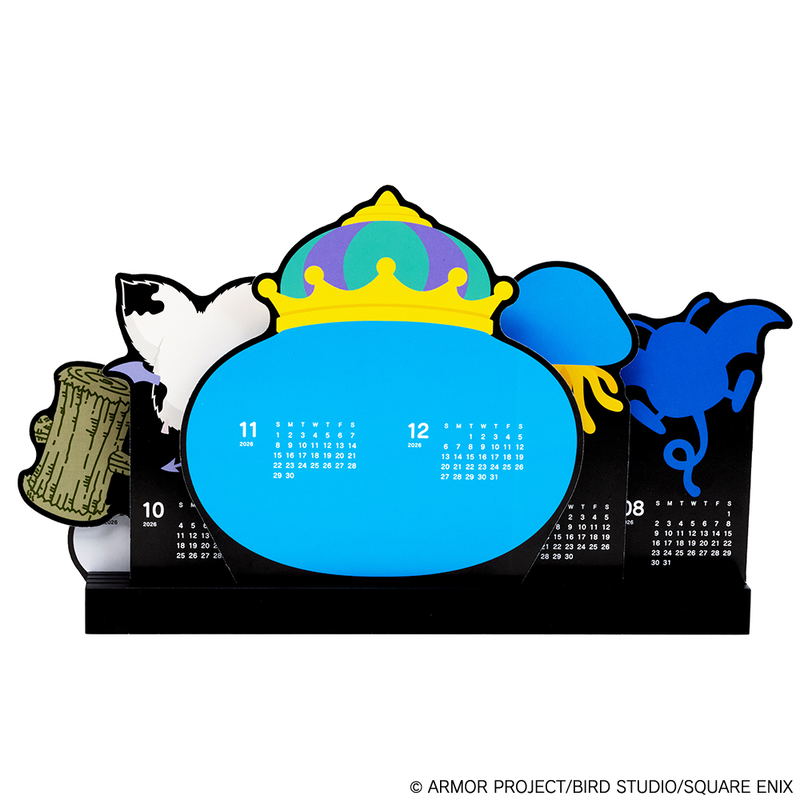 Dragon Quest Dragon Quest Bungu Calendar With Wooden Base 2026 A Swarm Of Monsters Appeared! image 4