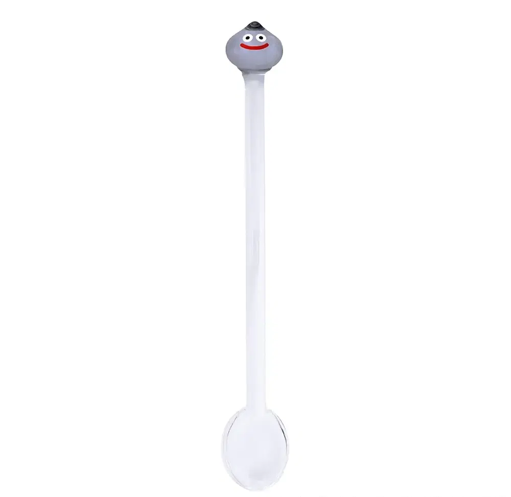 Dragon Quest Smile Slime Glass Spoon Metal Slime
