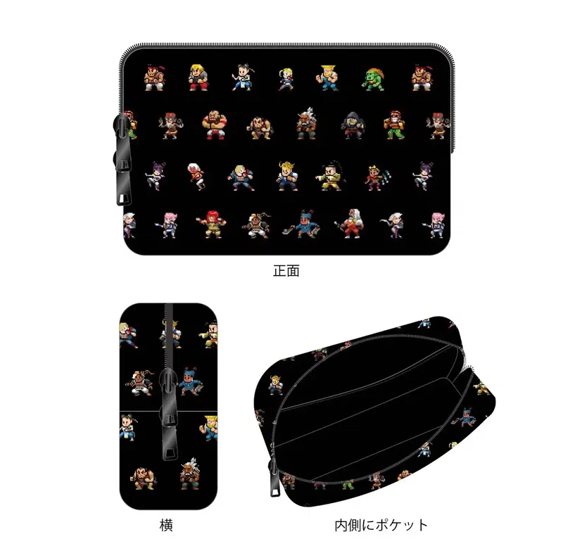 Street Fighter 6 Pixel Art Pouch