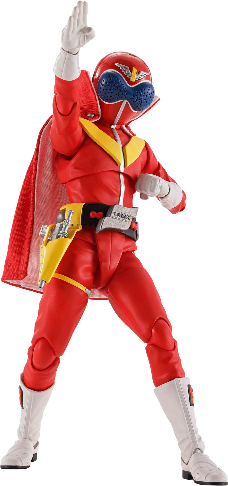S.H.Figuarts (Shinkocchou Seihou) Himitsu Sentai Gorenger: Akaranger Super Sentai 50th Anniversary Ver. (First Limited Edition with Base) image 1